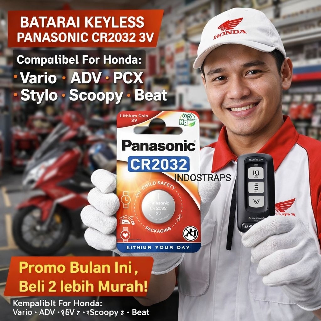 Baterai Remote ADV 150 160 VARIO 150 160 Batre Remote Kayless PCX 150 160 NEW VARIO 125 SCOOPY Remot