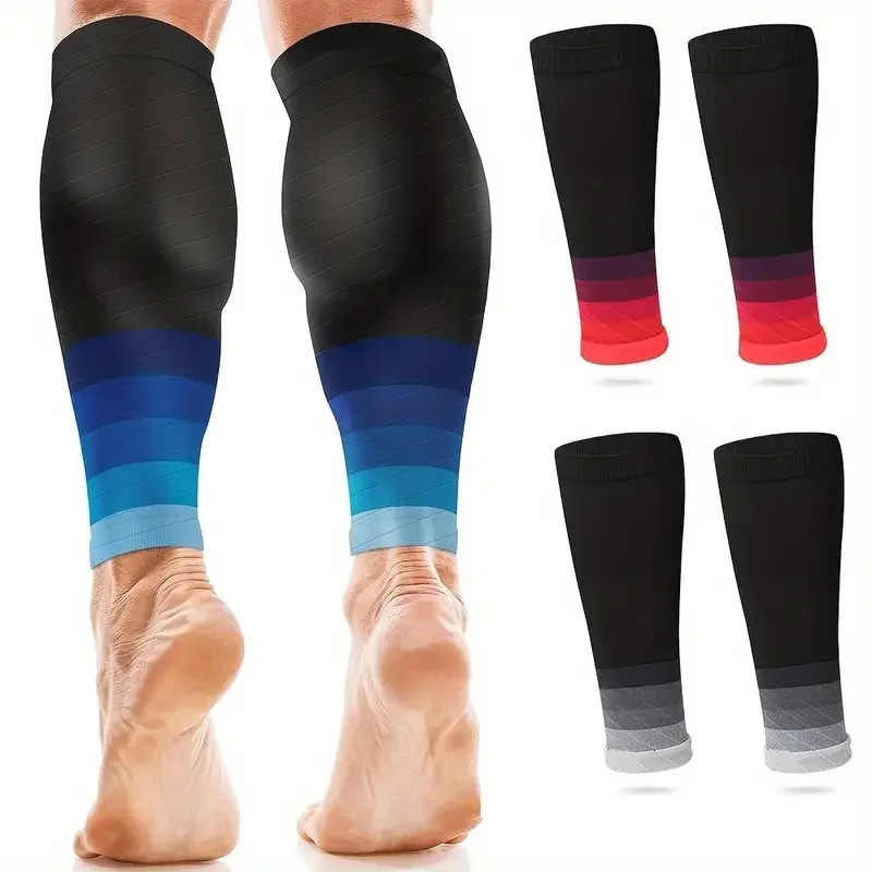 Kompresi Kaki Olahraga Karet Elastis  untuk Lari, Kaus Kaki 20-30Mmhg