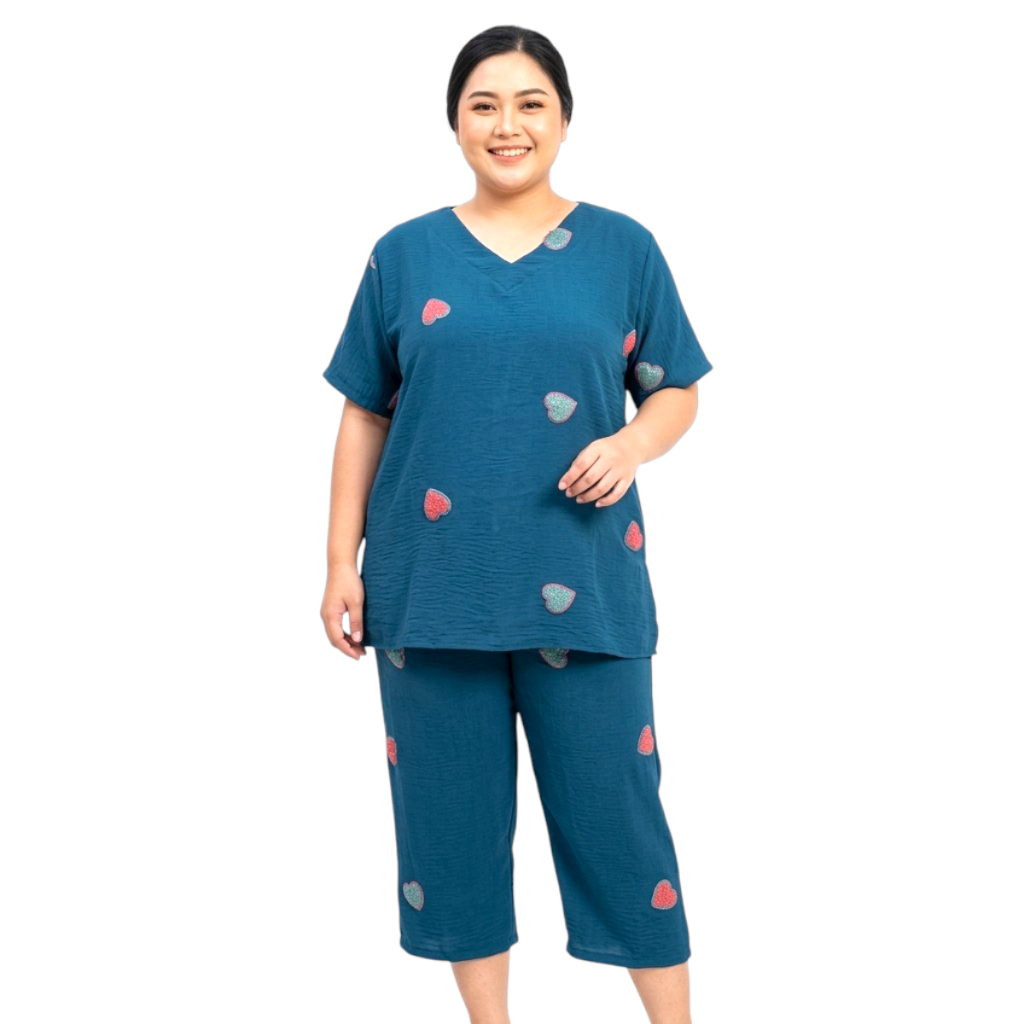Baju Tidur Piyama/stelan baju tidur/baju tidur jumbo 3XL LD-120