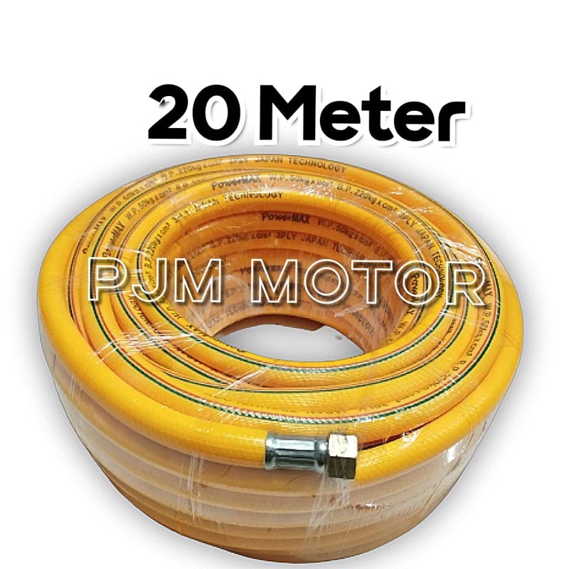 Selang angin kompresor 20 meter, selang udara kompresor 20 meter 3 lapis kelas atas