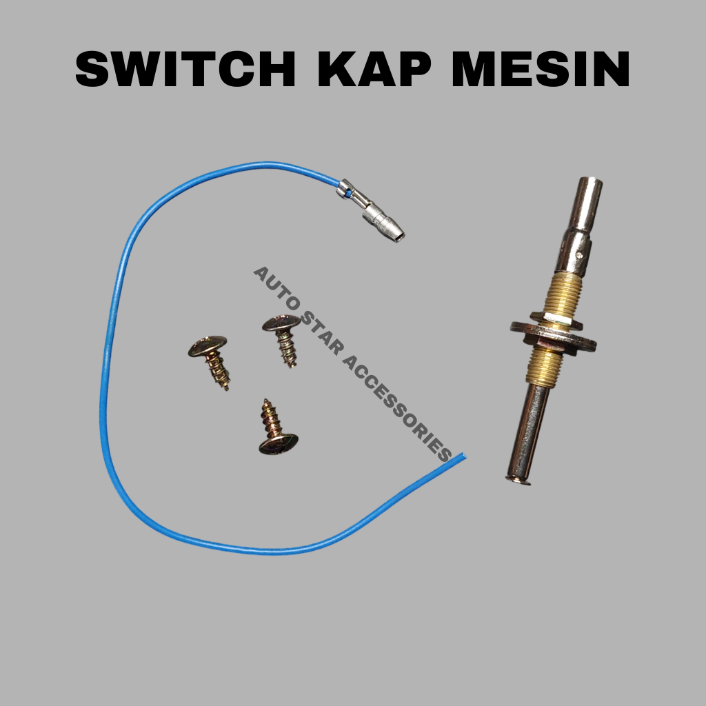 SWITCH ALARM KAP MESIN MOBIL / TOYOTA DAIHATSU UNIVERSAL SENSOR ENGINE CAR HOOD ADJUSTABLE AVANZA XE