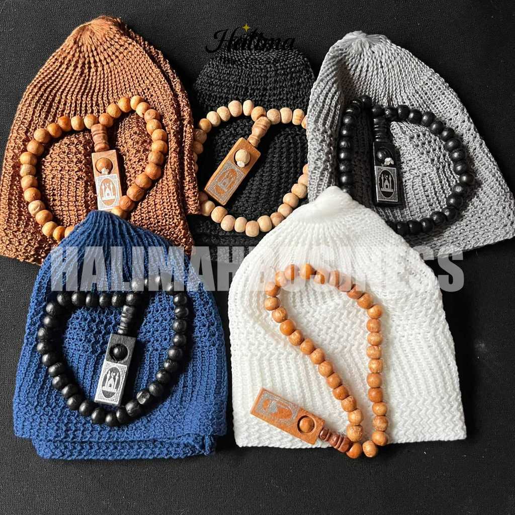 Oleh Oleh Umroh Haji Peci Songkok Kopiah Rajut Polos Peci Putih Peci Polos Songkok Putih Songkok