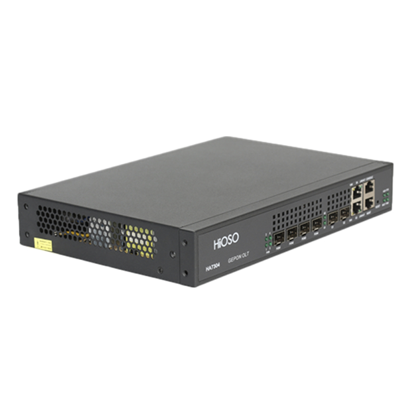 OLT HA7304 Hioso 4 Port EPON dengan Kemampuan Hingga 256 ONU