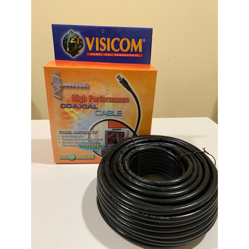 VISICOM KABEL TV RG-6 20M