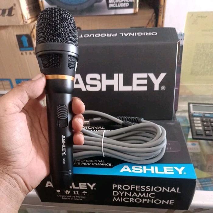 Mic Mikrofon Kabel Ashley i200 ORIGINAL Vocal karaoke