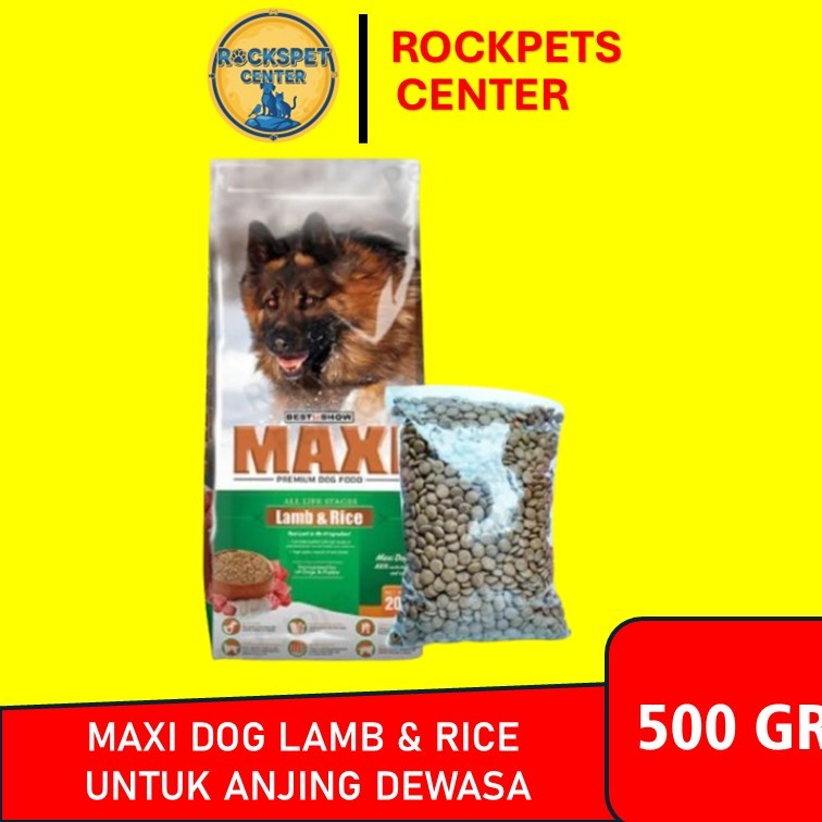 Makanan Anjing Premium - Maxi Dog Food 500GR