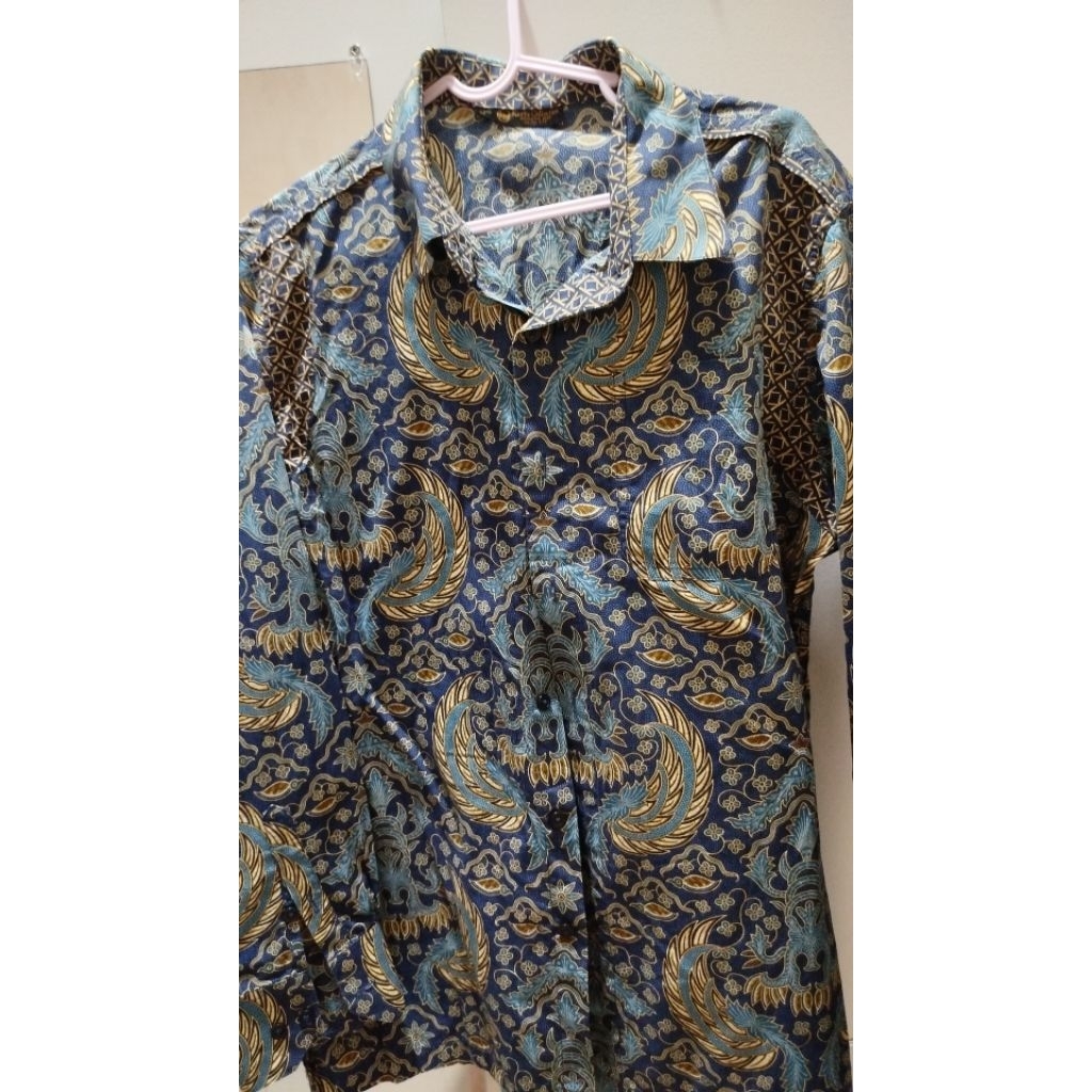 PRELOVED BATIK KERIS PRIA - PRELOVED BATIK BRANDED MURAH - BATIK KERIS PRIA SECOND