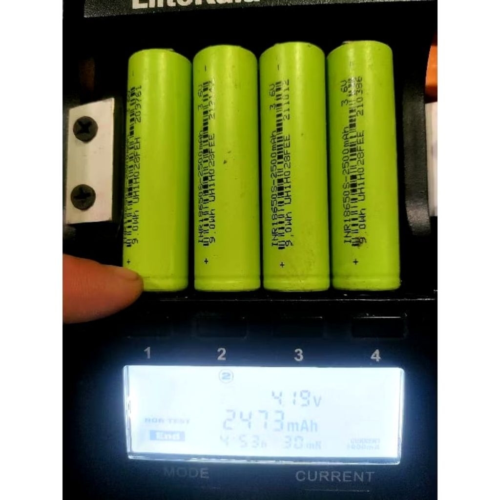 INR 18650. HIGH DRAIN KAPASITAS 2500 MAH