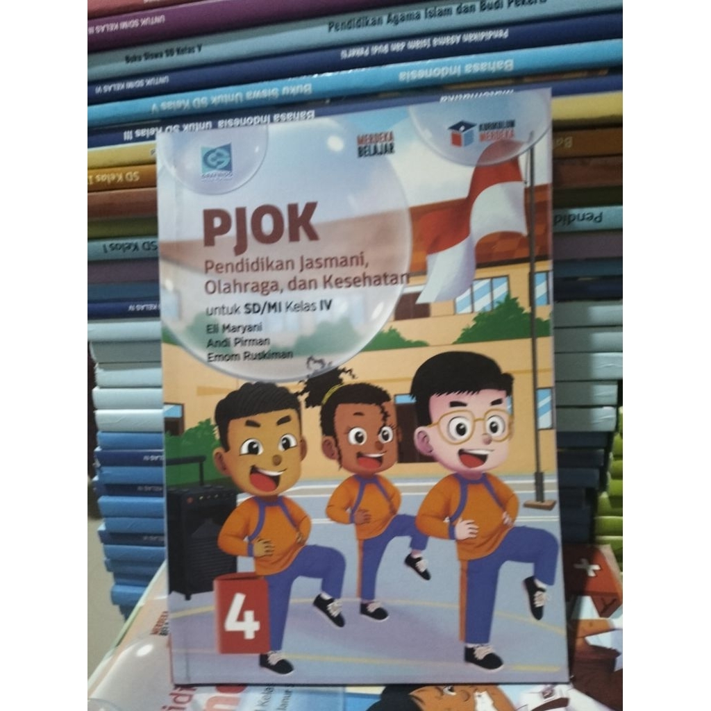 buku PJOK kelas 4 SD grafindo kurikulum merdeka