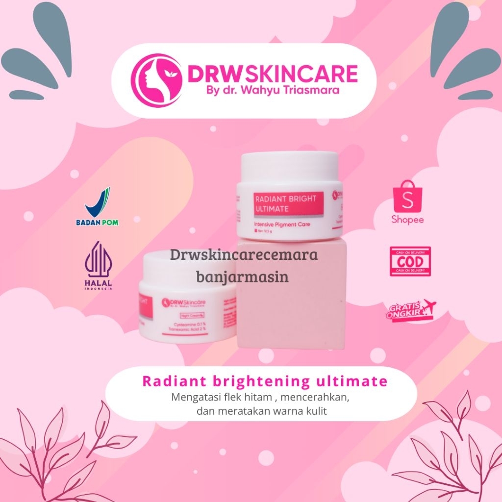 RADIANT BRIGHTENING ULTIMATE Drw Skincare/Cream Malam Drw Skincare