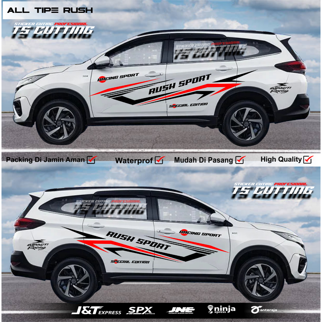Sticker Mobil Rush Gr Sport Cuting Sticker Rush Keren