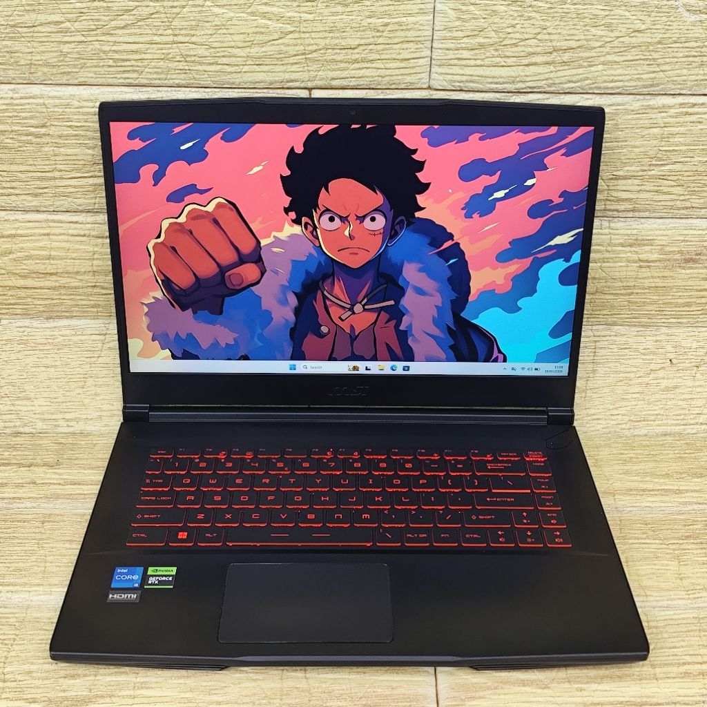 Laptop 2nd MSI THIN GF63 12UC CORE I5-12450H RAM 8GB SSD 512GB RTX 3050