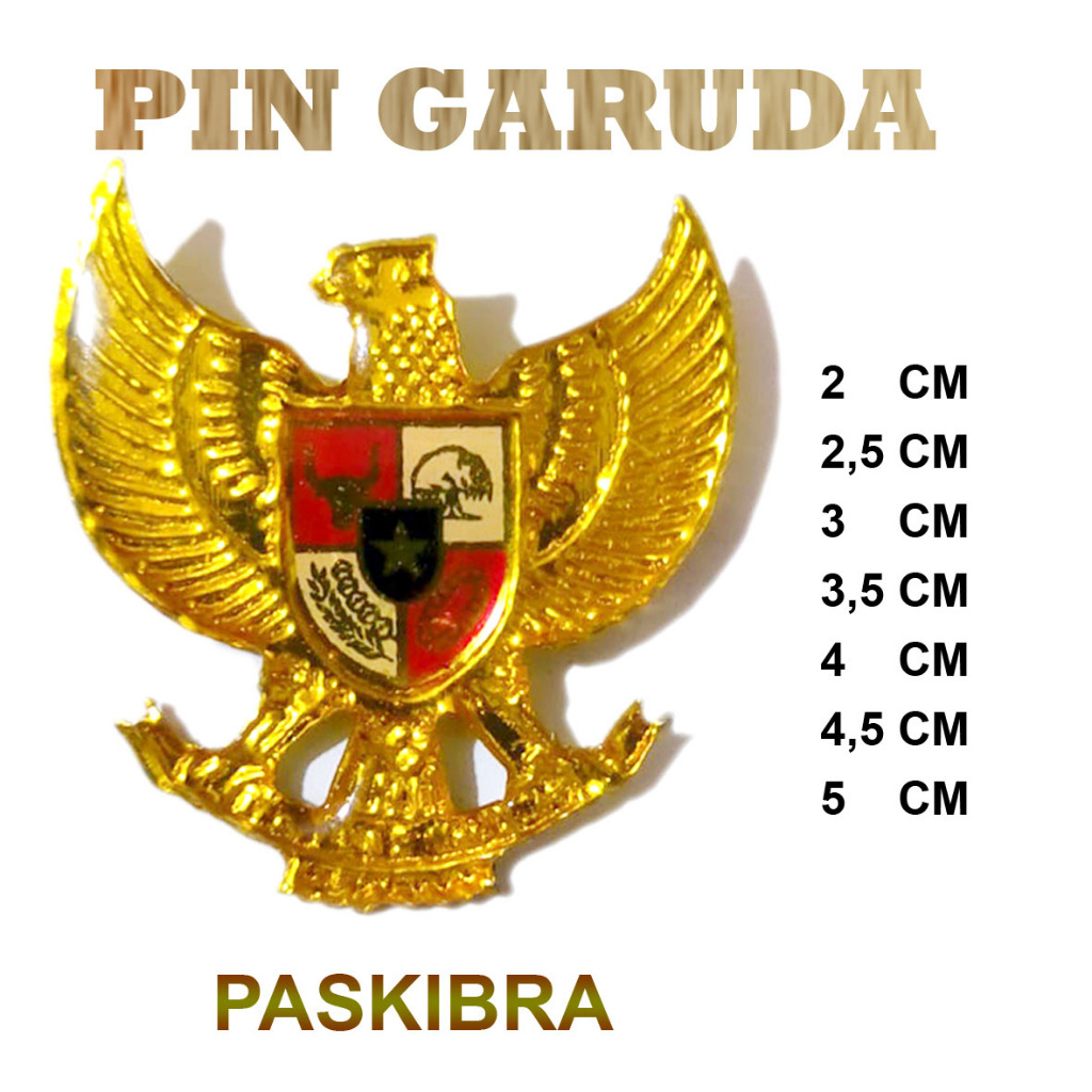 ( 1 Pcs ) Pin Garuda / Bros Garuda / Pin Peci Paskibra / Pin peci Paskibraka