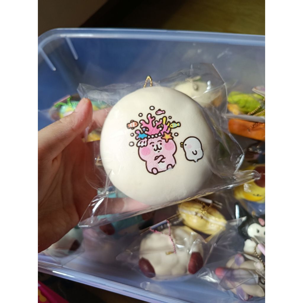 preloved squishy kanahei bun putih