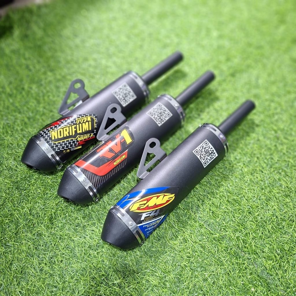 Knalpot Standar Norifumi FMF RV1 2tak Ninja Trail FizR Satria Trail Slincer Only