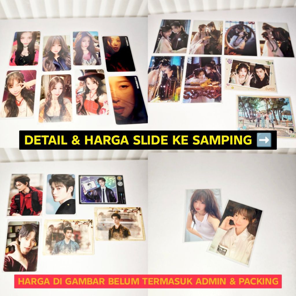 [WAJIB CO PACKING] official photocard pc china esther yu shuxin xinxin qq music cosmopolitan zhang z