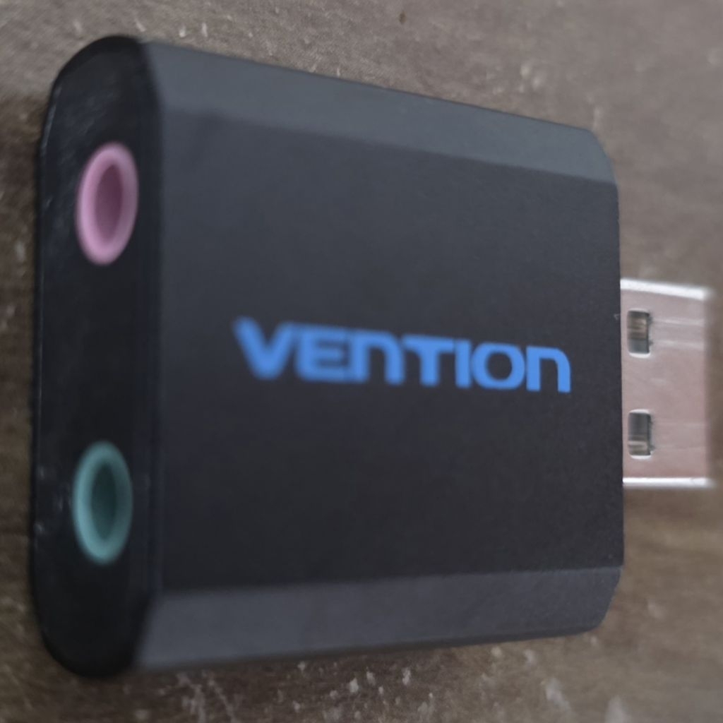 USB SoundCard VENTION + BONUS Headphone Microphone
