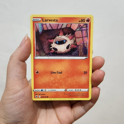 Kartu Pokemon TCG English Indonesia - Larvesta Volcarona