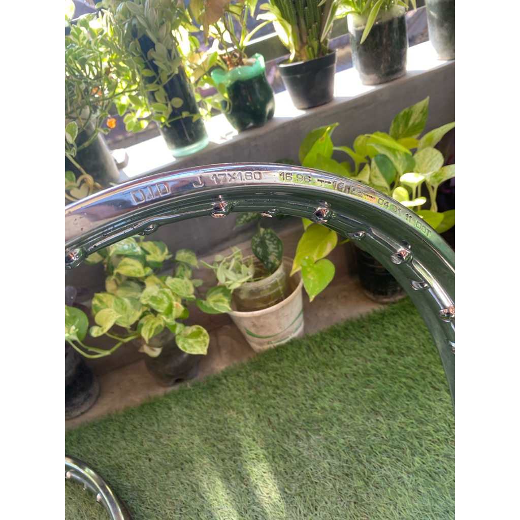 Velg Ban DID Chrome Ring 17 Copotan Motor Supra Lama