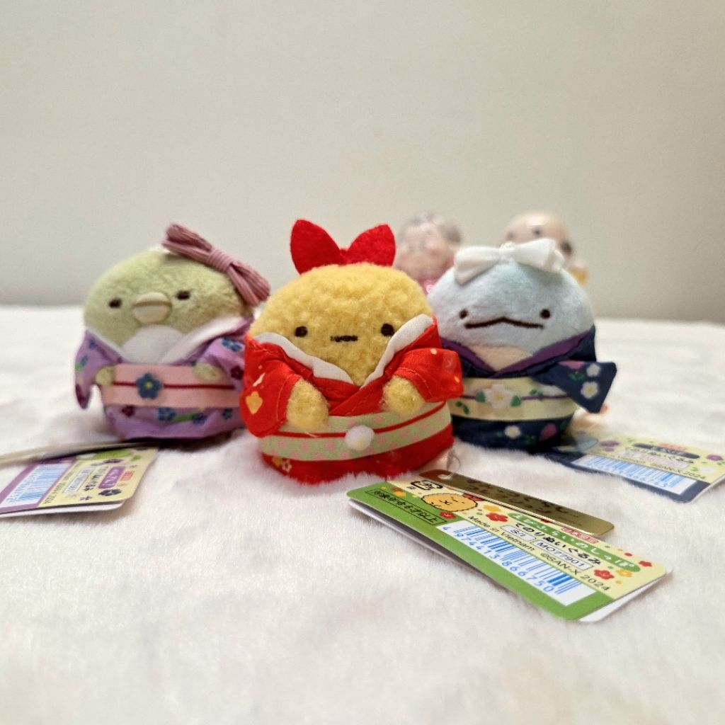 San-x Sumikko Gurashi Kimono Plush Keychain Original