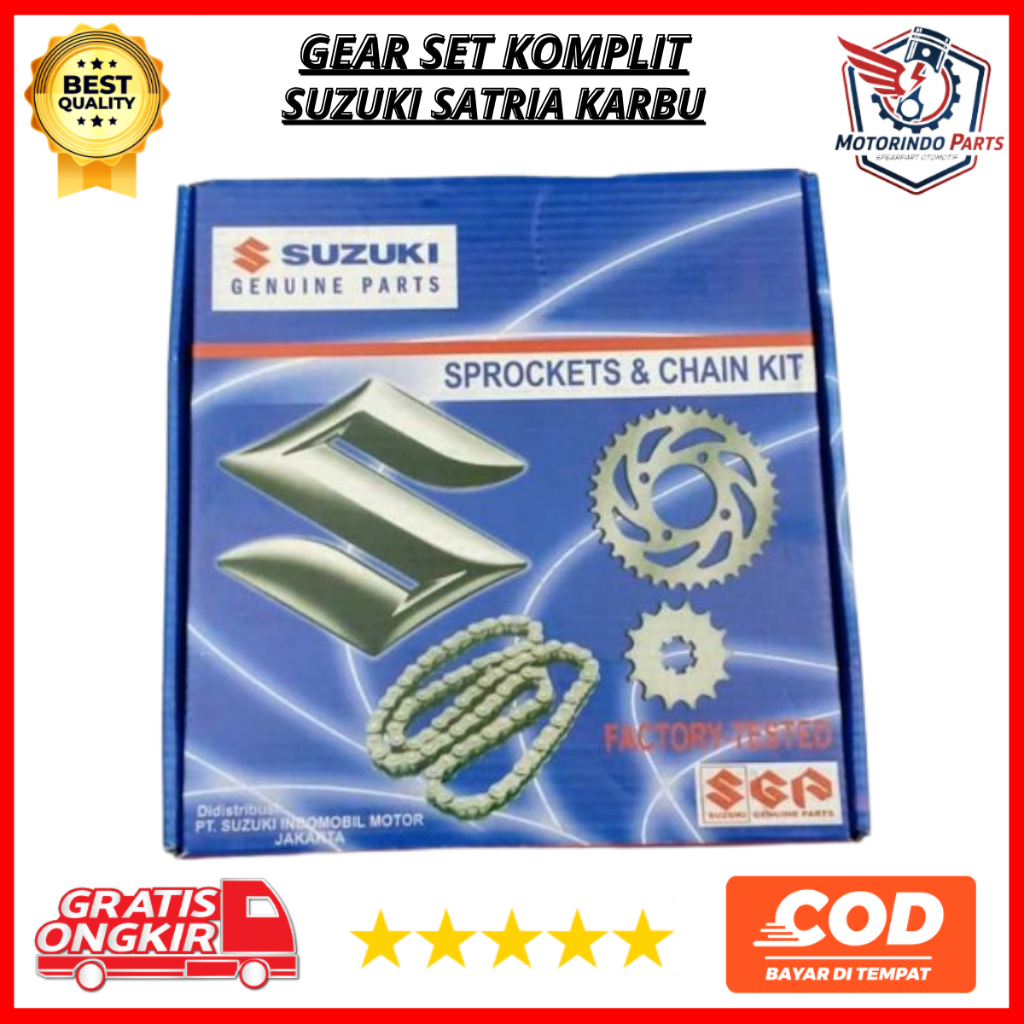 GEAR  set suzuki satria fu - gear satria fu old - satria fu injeksi new
