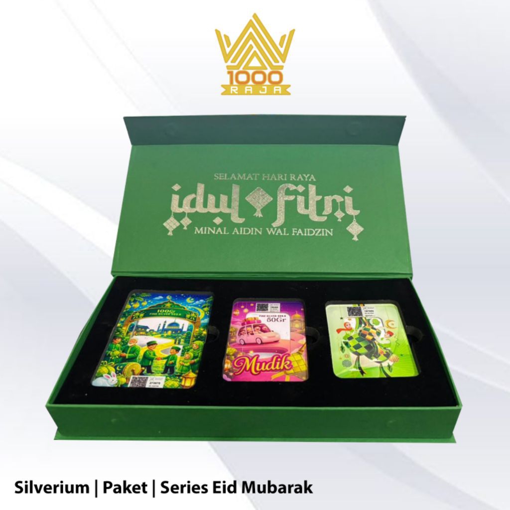 Paket Silverium 175 Gram Edisi Lebaran dan 50 Gram