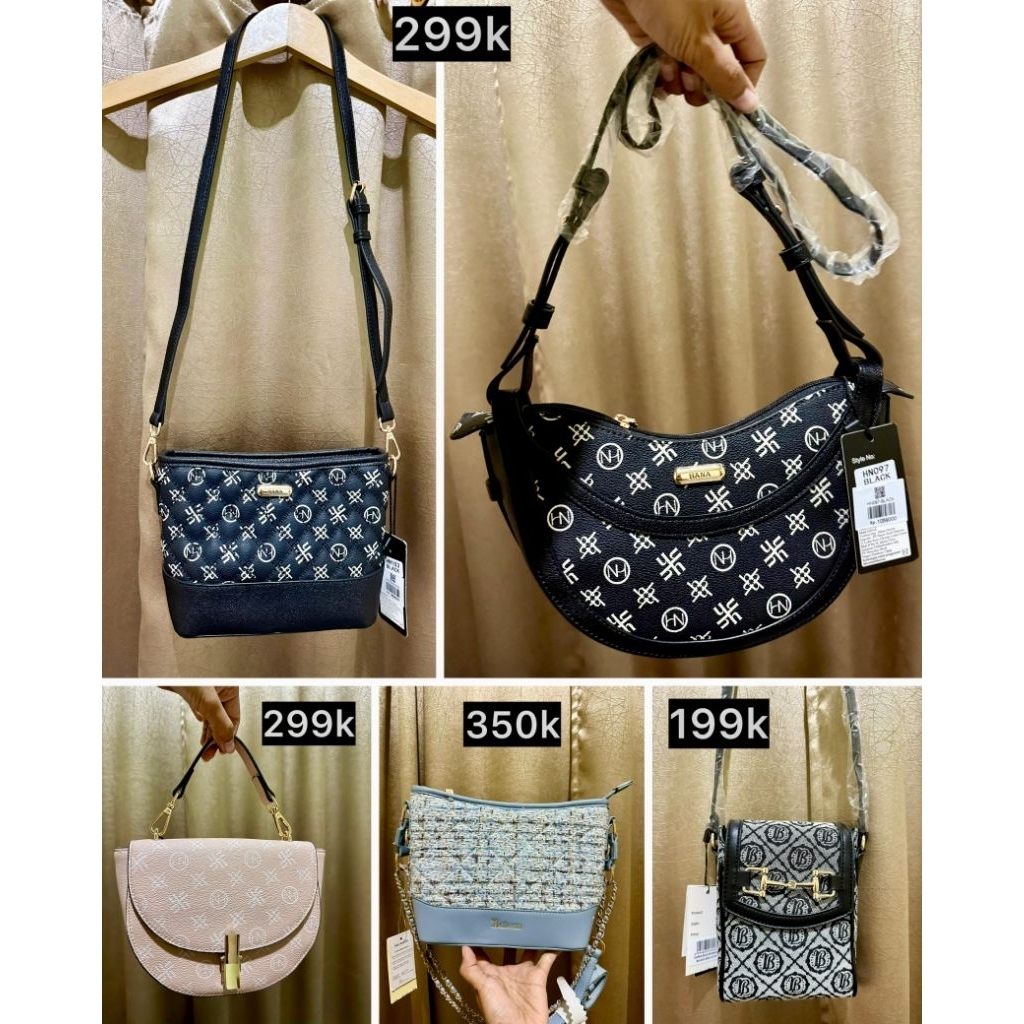 Tas Slempang Wanita Merek Hanna Tas Belleza Original New With Tag