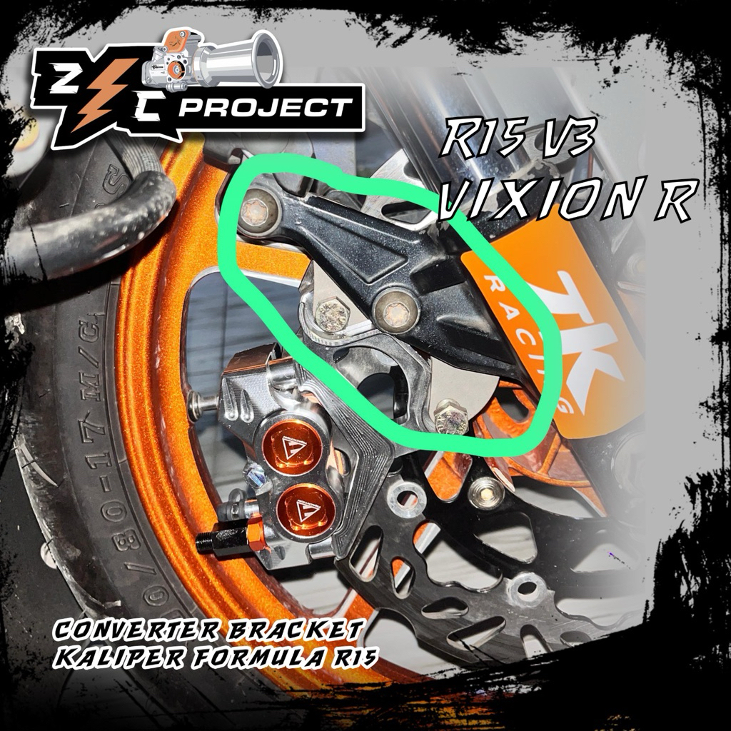 Converter Bracket kaliper formula R15v3/v4