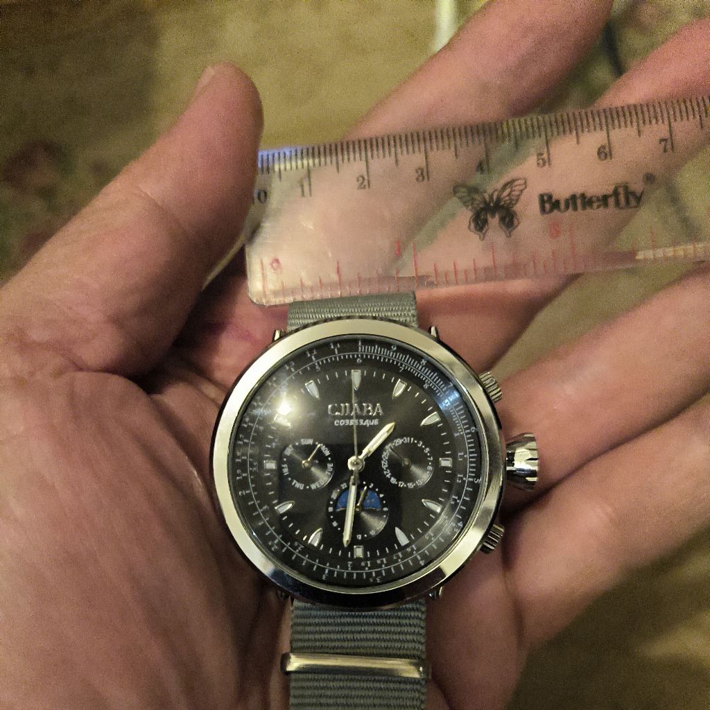 Jam Rusia Cjiaba Chrono automatic preloved kondisi jalan normal siap pakai