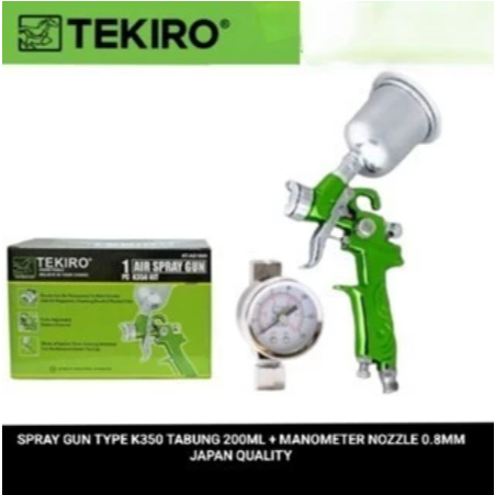 tekiro spray gun semprotan cat jaminan asli original