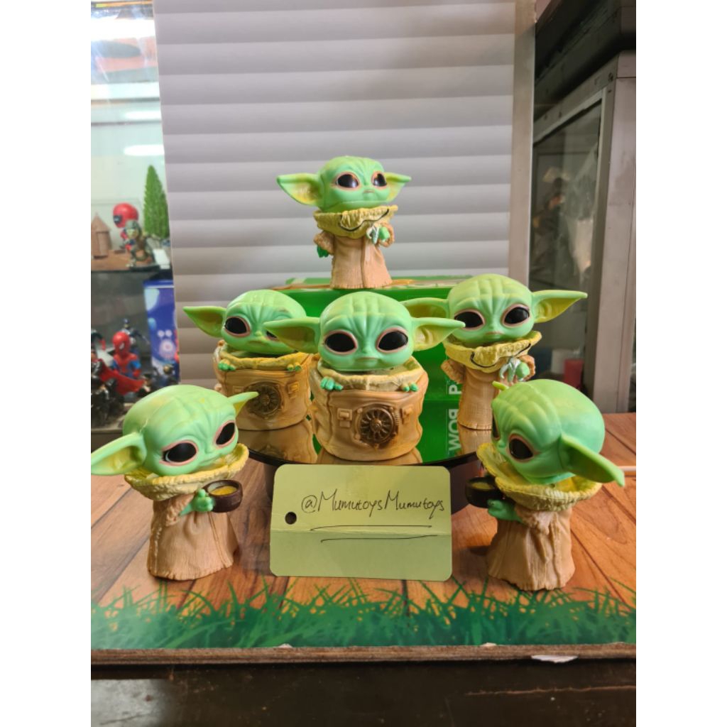 mainan figure alien baby yoda boleh req variasi