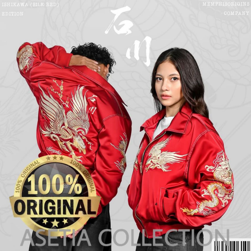 JACKET MEMPHISORIGINS | SUKAJAN ISHIKAWA RED | NEW | ORIGINAL MEMPHIS
