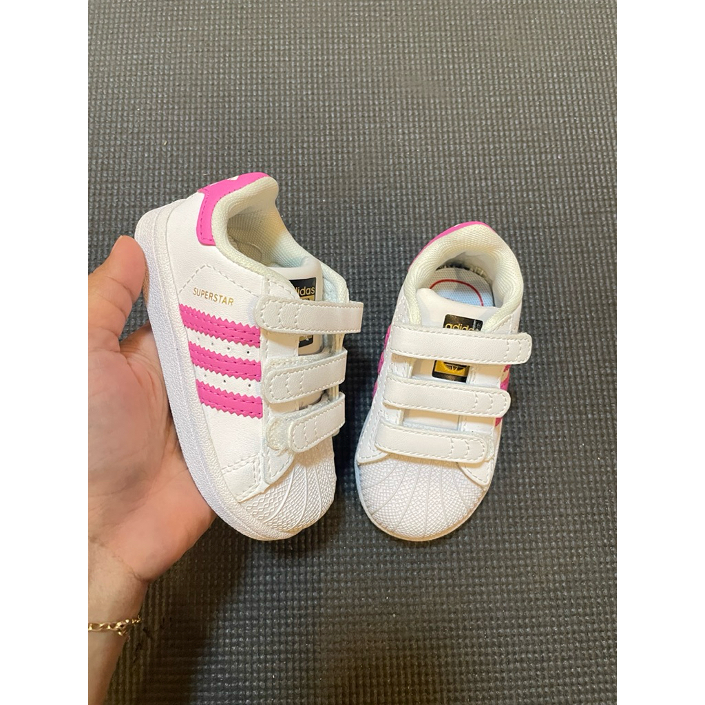 Sepatu Adidas superstar size 23 insole 13-13,5cm