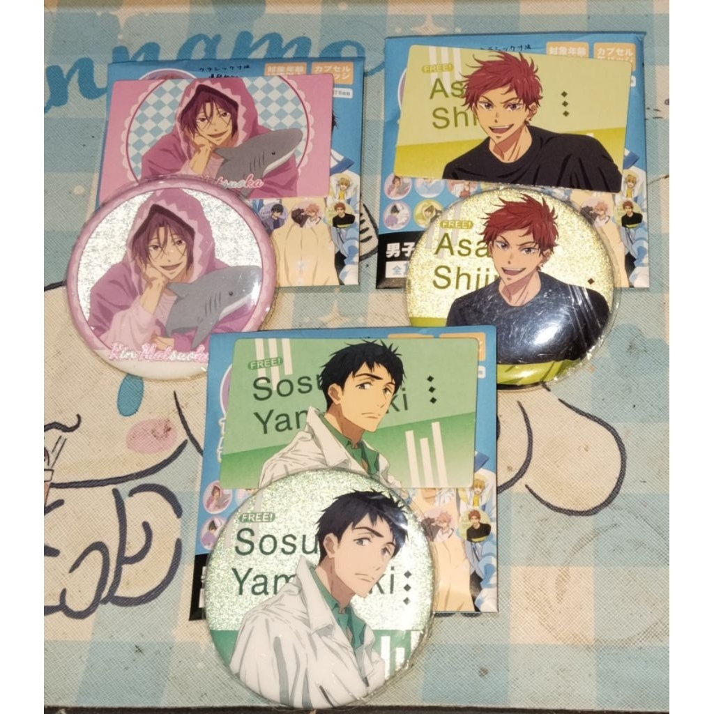 Anime Merch Free Pin Badge