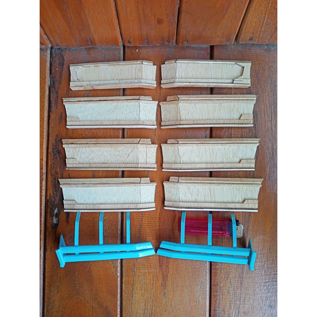 bemper Samping miniatur truk plastik