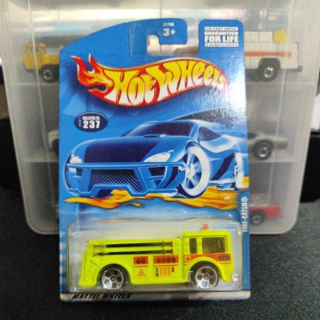Hot Wheels fire eater bluecard