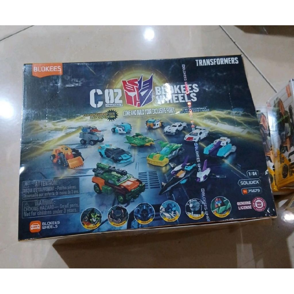 Blokees Wheels Transformers C 02 Roadbuster Springer Overlord Ironfist Huffer Pipes Cosmos Sideswipe