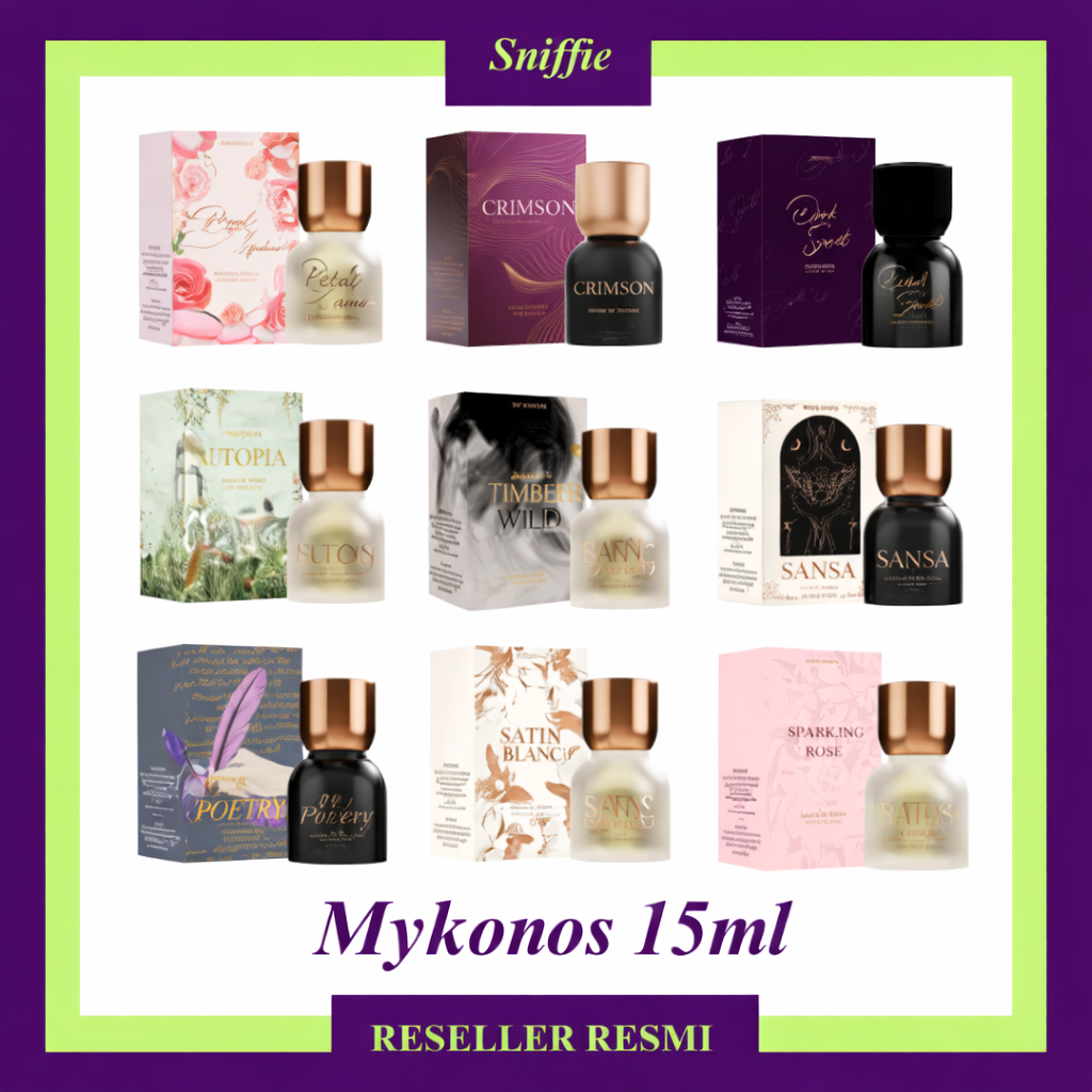 [READY KIRIM] MYKONOS Extrait & Eau De Parfum 15ML Original 100% RESELLER RESMI