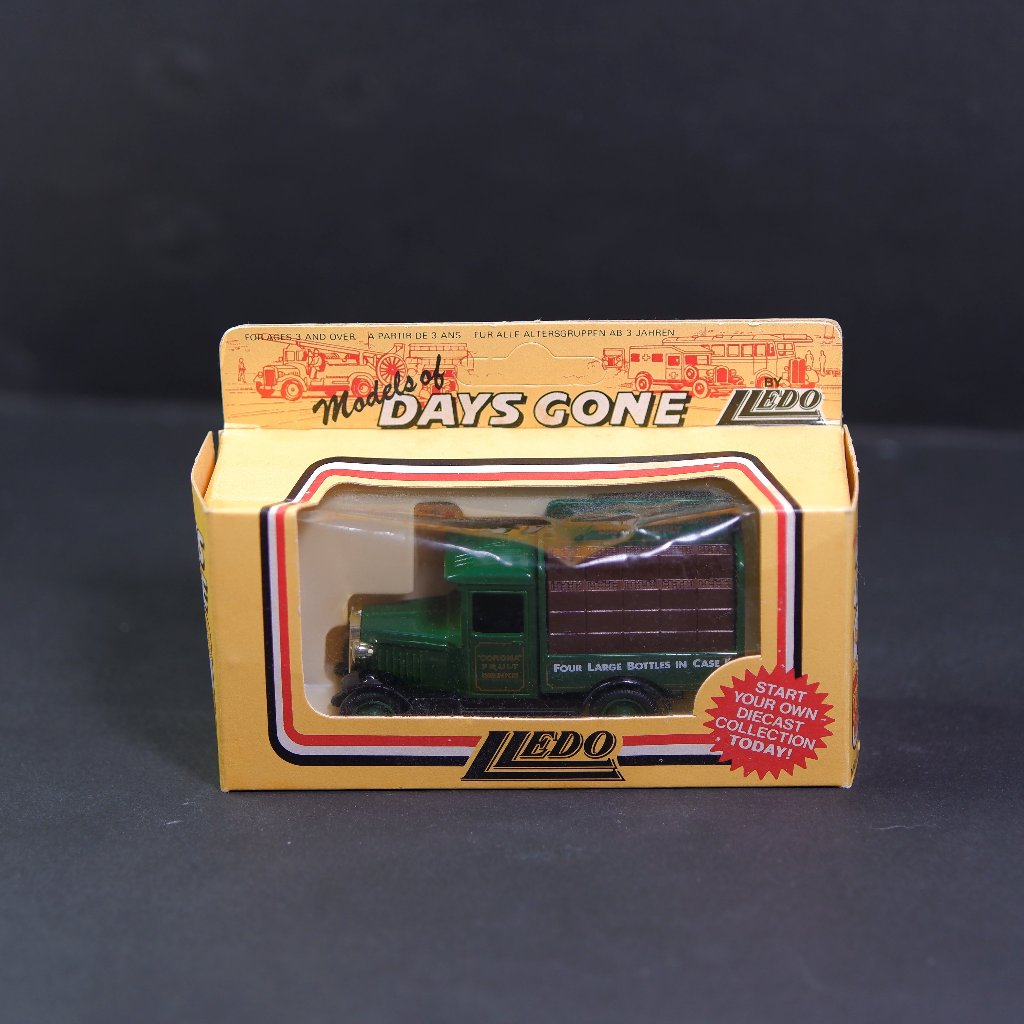 Rare and Vintage Lledo Models of Days Gone 21-26 Green Truck Diecast Made in England