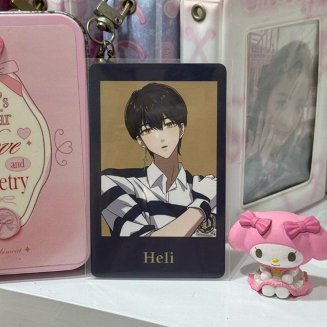 pc enhypen heeseung heli polaroid dark moon the blood altar official photocard