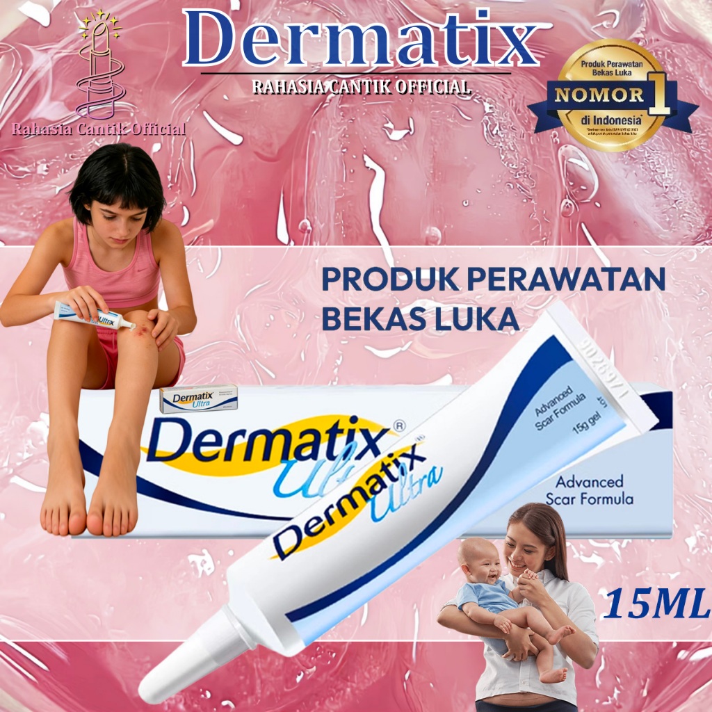 [BPOM] ORI Dermatix Ultra 15gr - Merawat dan memudarkan Bekas Luka