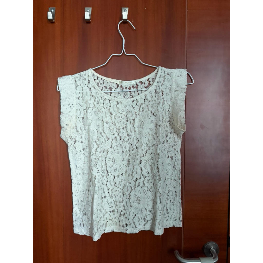 Atasan Blouse Brukat Bunga