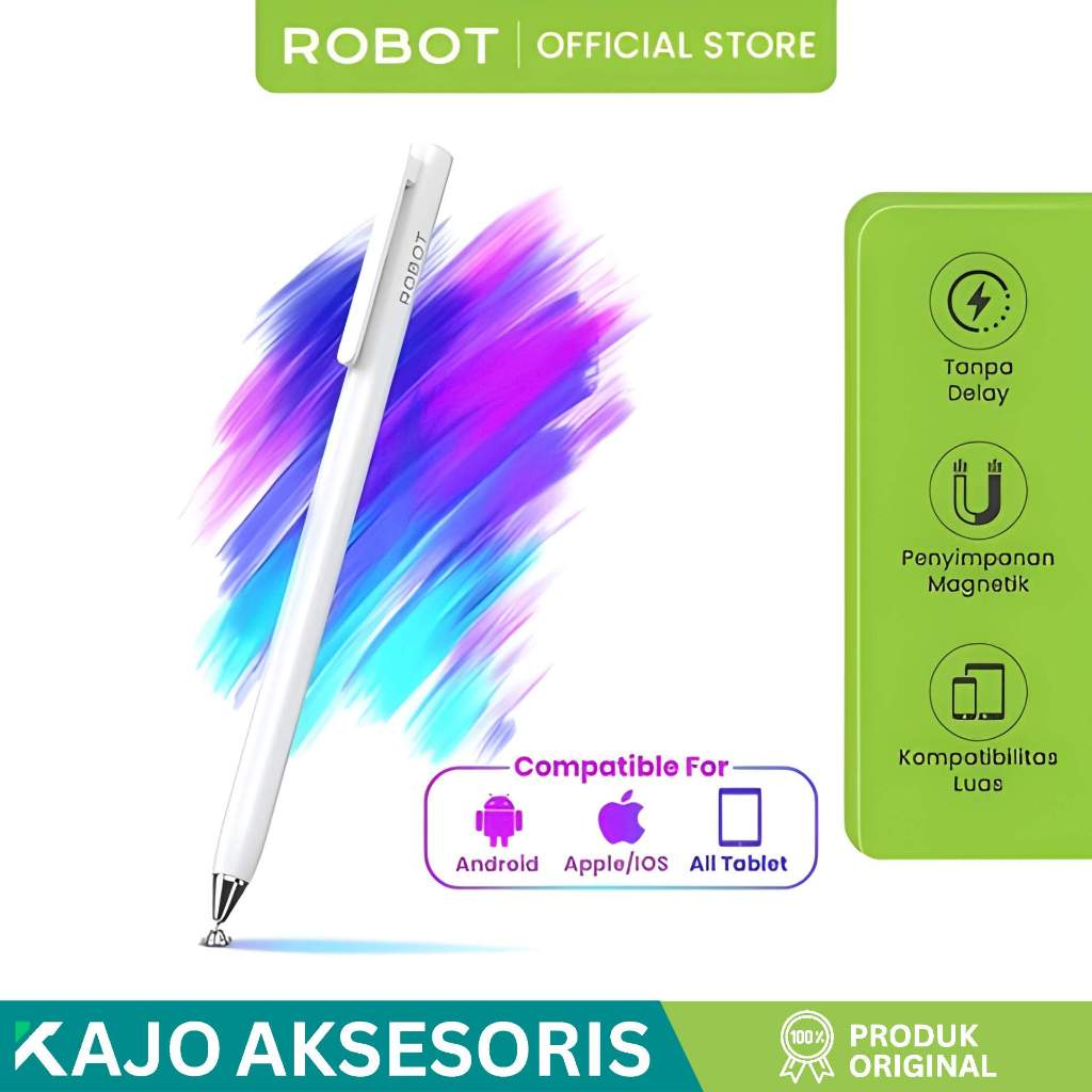 ROBOT RSP04 Stylus Pen Universal Compatible Apple Macbook Stylus Capacitive Pen Android IOS Microsof