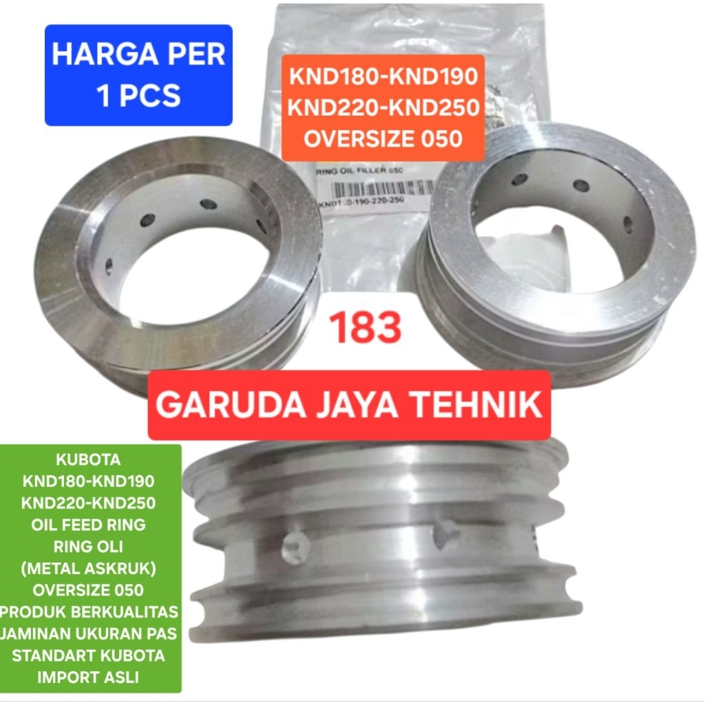 ring oli oli feed ring ring crank shaft ring askruk KUBOTA KND180 KND190 KND220 KND250 050 produk be