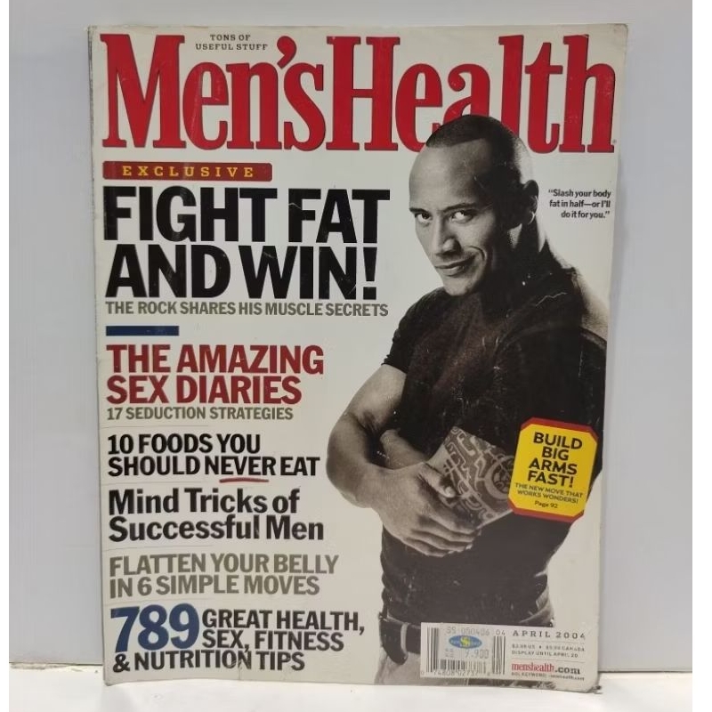 MAJALAH MENS HEALTH IMPORT EXCLUSIVE APRIL 2004