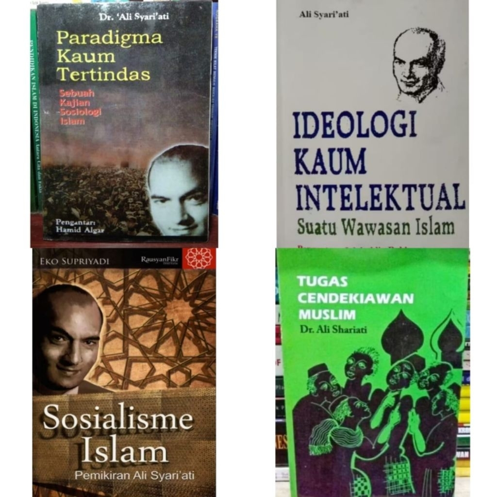 paket lengkap 4 buku ALI SYARIATI - bestseller