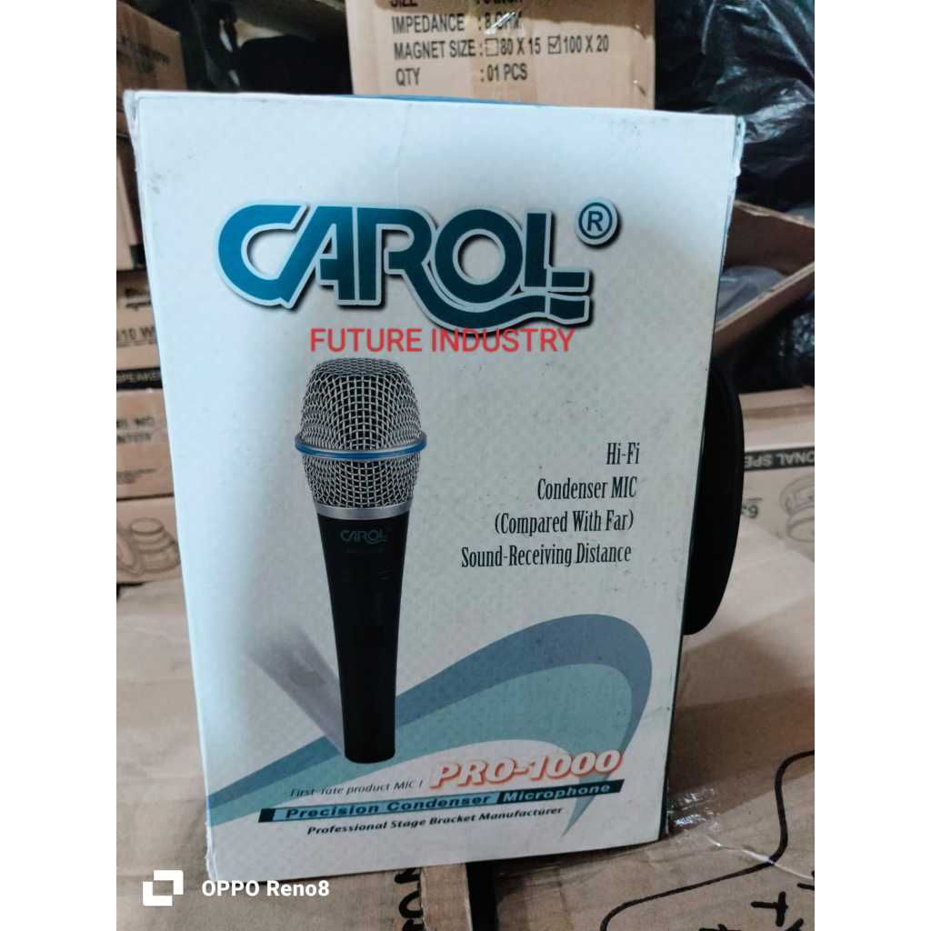 MIC KABEL CONDENSER CAROL PRO 1000 MICROPHONE CONDENSER