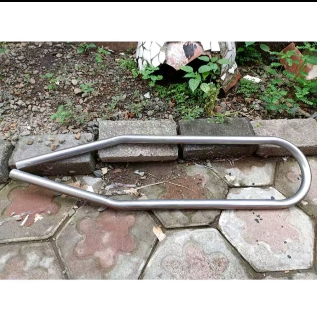 Besi u panjang honda lurus datar jok japstyle Tebal 2mili