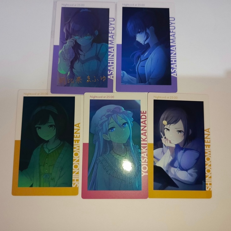 [BUNDLE] Project Sekai Proseka epick Mafuyu foil Kanade Ena