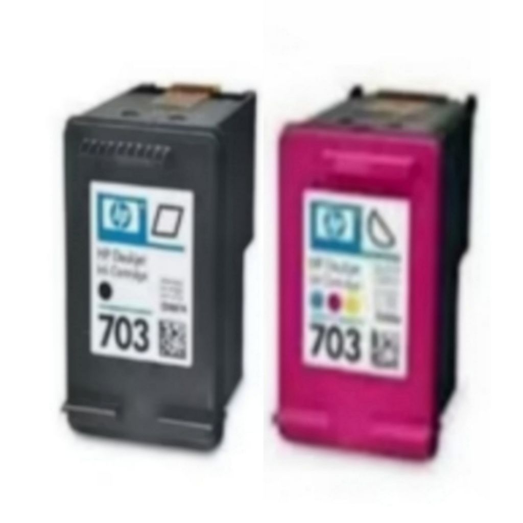 PAKETAN CARTRIDGE HP 703 KOSONGAN BEKAS DARI ORIGINAL FOR Printer HP Deskjet D730, F735 All-in-One, 